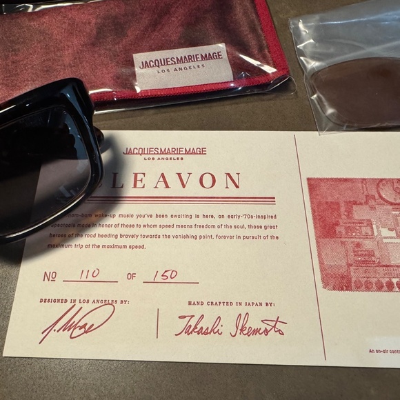Jacques Marie Mage Cleavon AGAR 1st Edition Sunglasses - Picture 2 of 8